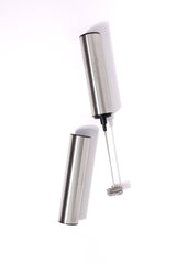 Espumador de acero Inoxidable recargable para leche y café